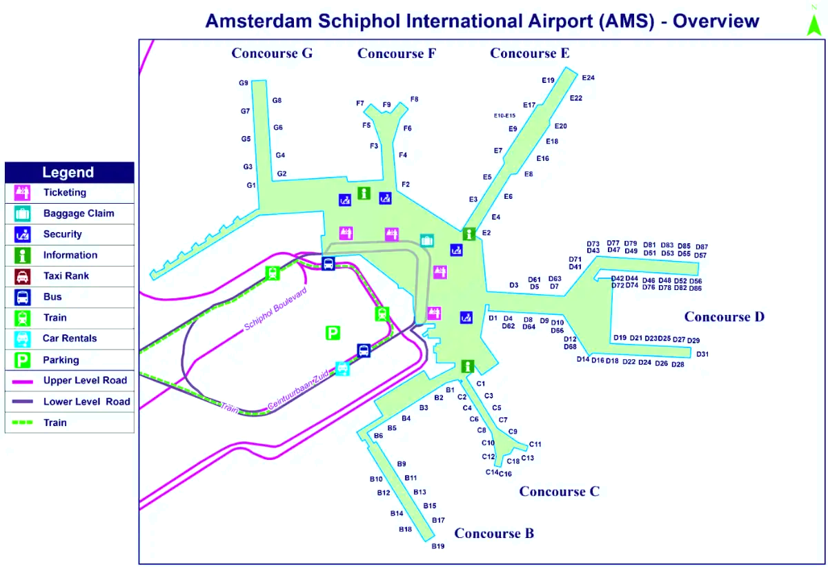 Αεροδρόμιο Άμστερνταμ Schiphol