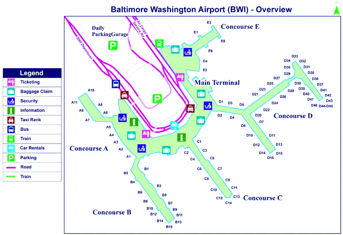 Διεθνές αεροδρόμιο Thurgood Marshall Baltimore/Washington