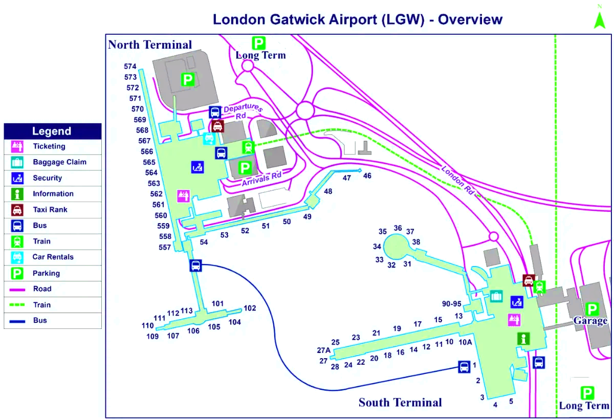 Αεροδρόμιο Gatwick του Λονδίνου